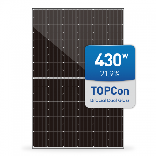 N-type TOPCon Bifacial Solar Panel 420W 430 Watt Solar Module